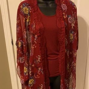 Women’s 2 pc Floral Kimono Set- NWT